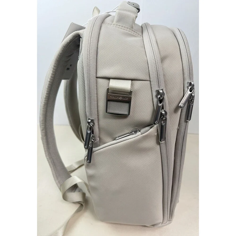 Samsonite Paralux Stone Grey Everyday Backpack NWT